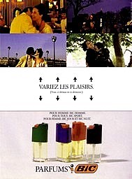 ANNEES, années, 80, 80's, eighties, parfum, parfums, BIC, parfumerie, 1988, nostalgie, mode, pub, publicité, flop